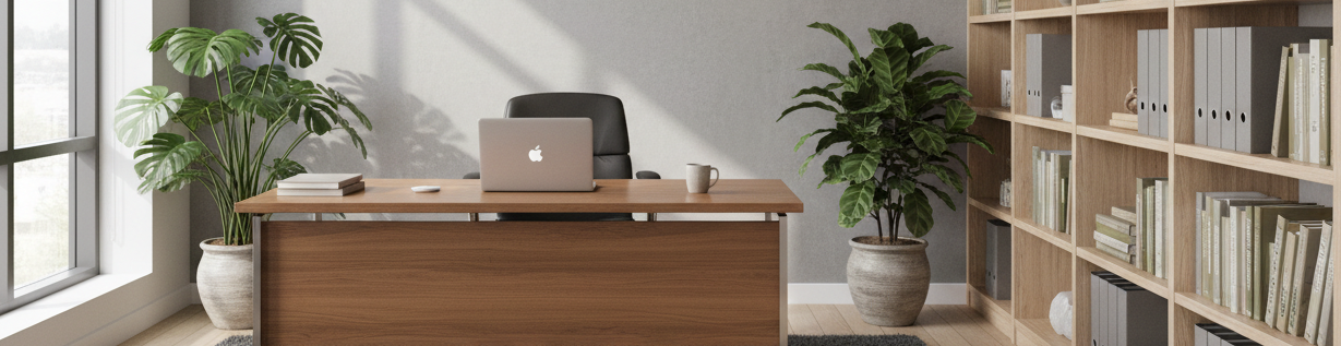 Generate an office setting image (no people) with the Well Grounded Consulting LLC Sign